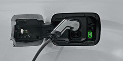 Zelené světlo na zásuvce vozu Citroën ë-Berlingo
