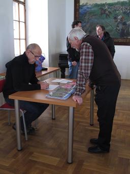 Foto ze schůze Karel Novotný a Ivan Milt Foto ze schůze Karel Novotný a Ivan Milt