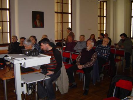 Foto ze schůze Karel Novotný a Ivan Milt Foto ze schůze Karel Novotný a Ivan Milt