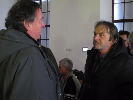 Foto ze schůze Karel Novotný a Ivan Milt Foto ze schůze Karel Novotný a Ivan Milt