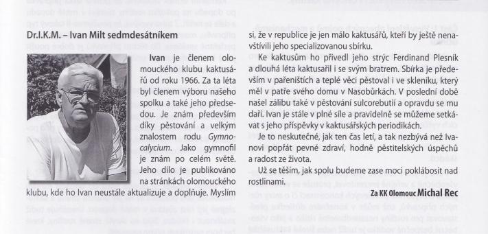 článek Michala Rece v Kaktusy 2022